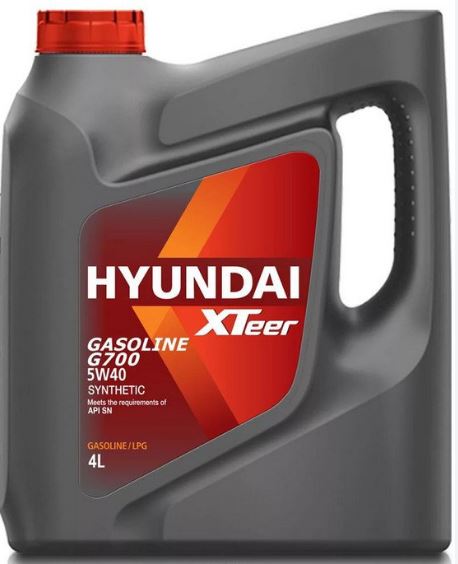 XTeer Gasoline G700 5W40 SP, 4 л синт (1041136 HYUNDAI XTEER)